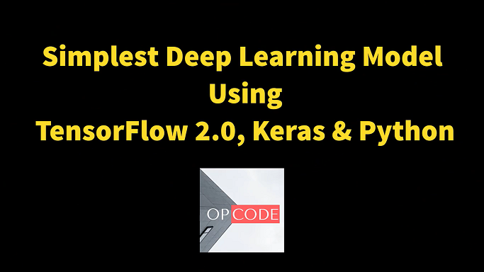 tekhackers's tweet photo. A must watch video tutorial on creating a simplest #DeepLearning model using #TensorFlow, #keras & #Python
#AI #ML #DL #TensorFlowTutorial #MachineLearning #ArtificialIntelligence #Pythontutorial #Python
https://t.co/OeGg59ug7V https://t.co/cUFgnCSjaV