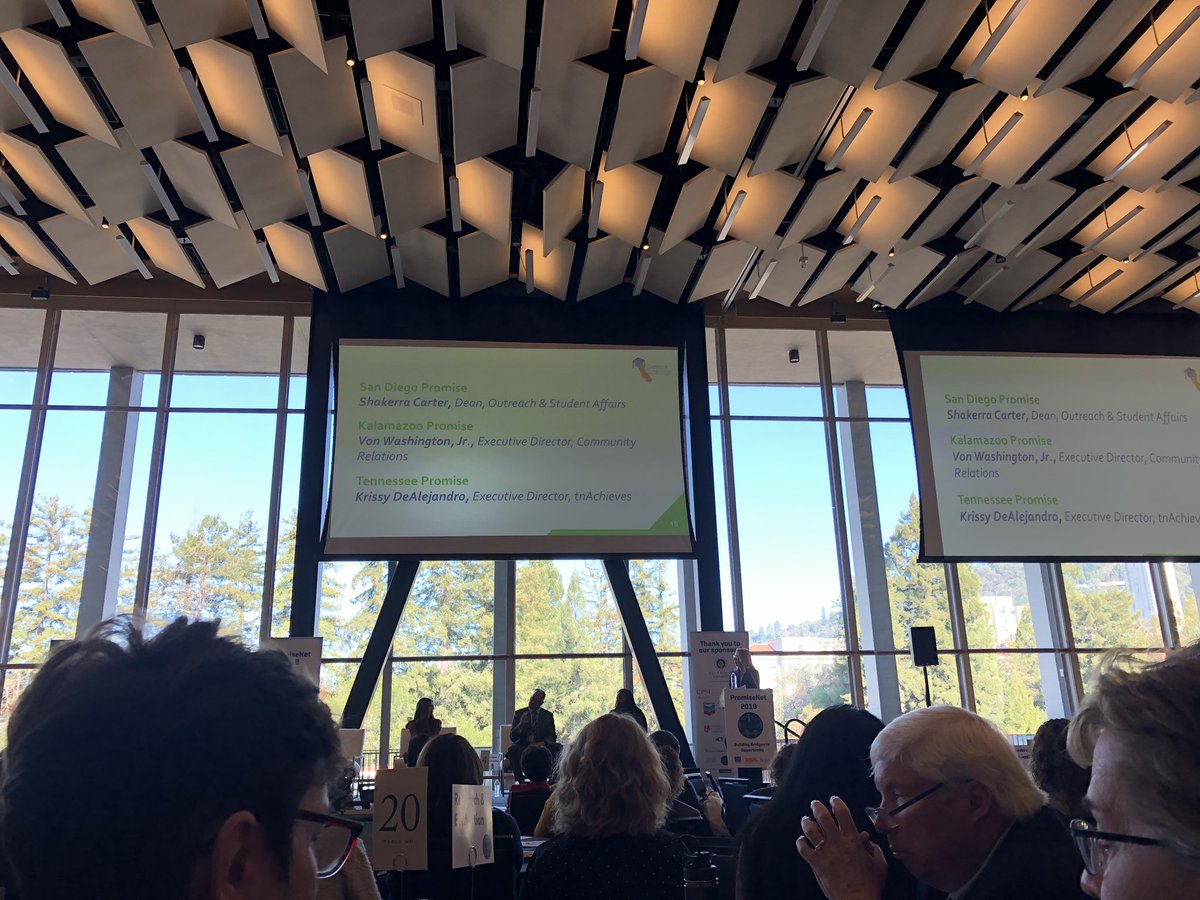 Great morning at <a href="/promise_net/">PromiseNet</a> discussing the future of Promise programs, especially the critical role of wraparound student support