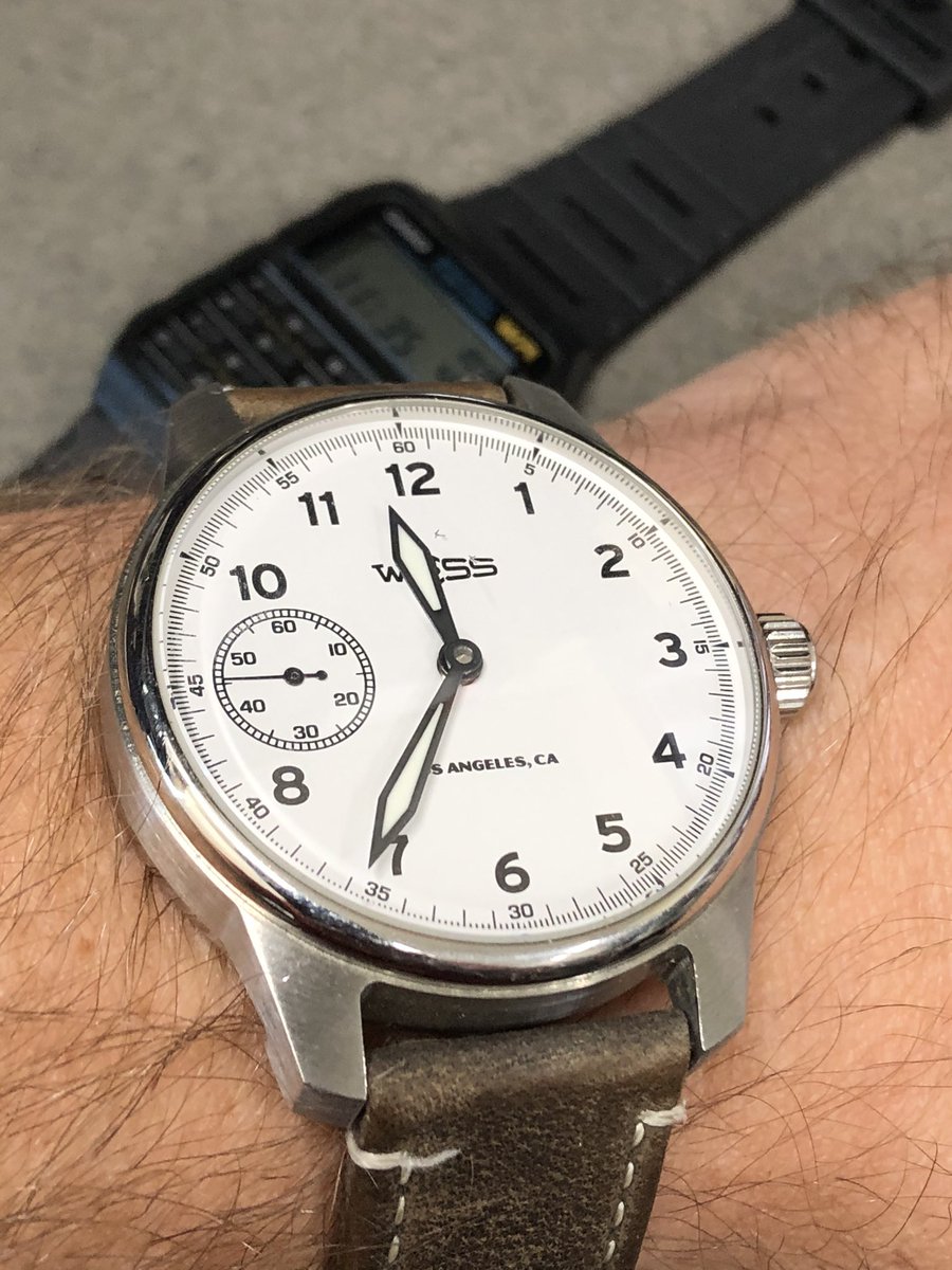 existenzkampf's tweet photo. I have been wait for the right one of these to show up and I am so happy to find exactly what I was looking for. @cameronmweiss you make a fine watch. @TheSmokingTire made a compelling case for the Call. 1003 and now I will enjoy it. https://t.co/tJl0L4KQPV