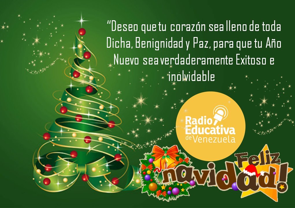 #REV/ Radio Educativa de Venezuela le da la Bienvenida a la época navideña  .@NorisSotoF .@EducacionNvaE
 .@ZonaEducativaDC .@Culturazedc1
 .@ZonaEducTachira .@yerivillarroel
 .@HugoUnexca .@CarlosBatatin
 .@RosangelaOrozco .@dparraortiz
 .@FranalejandroA .@MARIO_J_MORENO