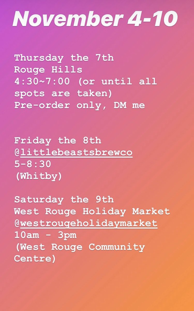BBB! Message me your orders for Thursday, just show up for Friday <a href="/LilBeastsBrewCo/">LittleBeastsBrewCo</a> and Saturday at the Touge Hills Holiday Market!