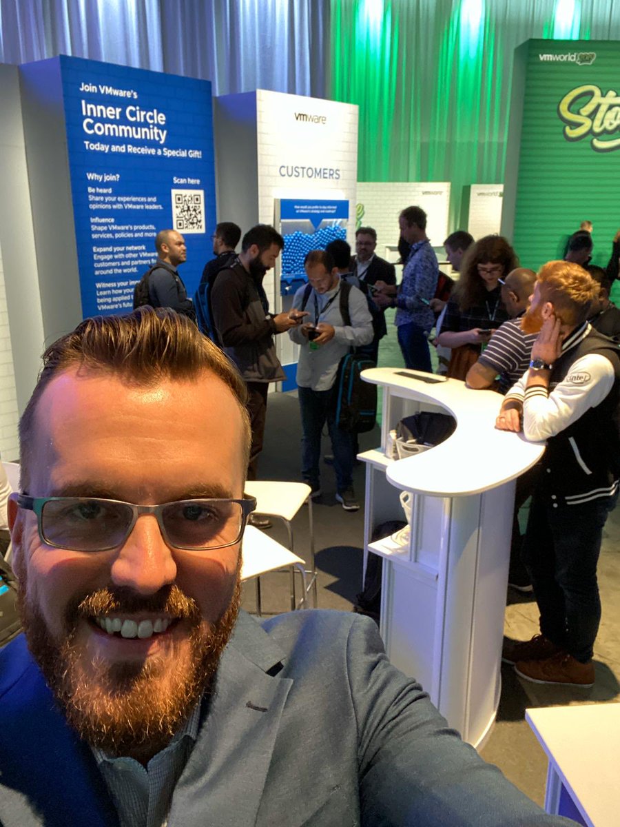 VMwareCAteam's tweet photo. Kicked off @VMworld Barcelona today! Be sure to stop by the Listening Post this week to engage with our team! #VMwareListens https://t.co/w7Nze86fvS