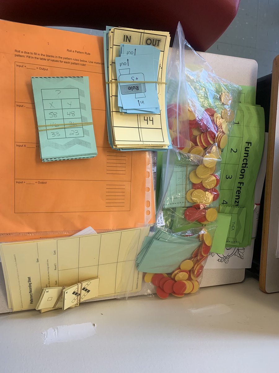 Jennife66299425's tweet image. Was given a bit of a challenge last week- a teacher wanted centres to go with her 3 part lessons on functions. After some searching and creative thinking we rolled some out in class today! Grade 5 /6 WHS #increasedmotivation #funwithfunctions @CcrceM