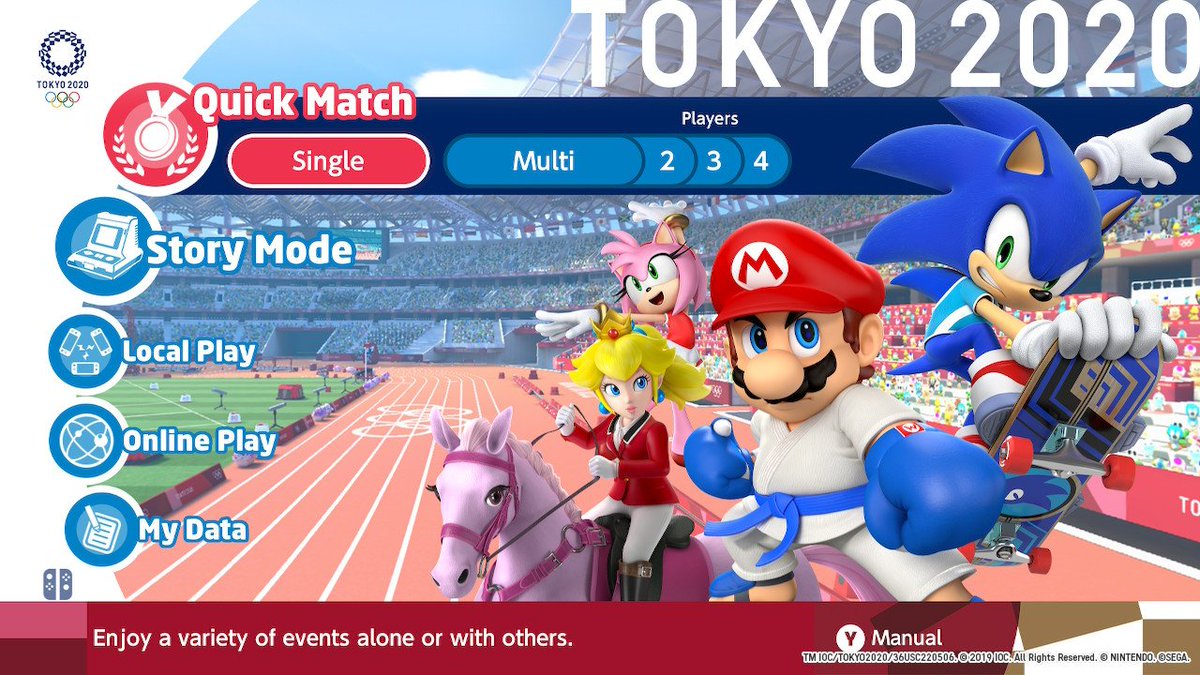 Mario & Sonic at the Olympic Games: Tokyo 2020 - Switch