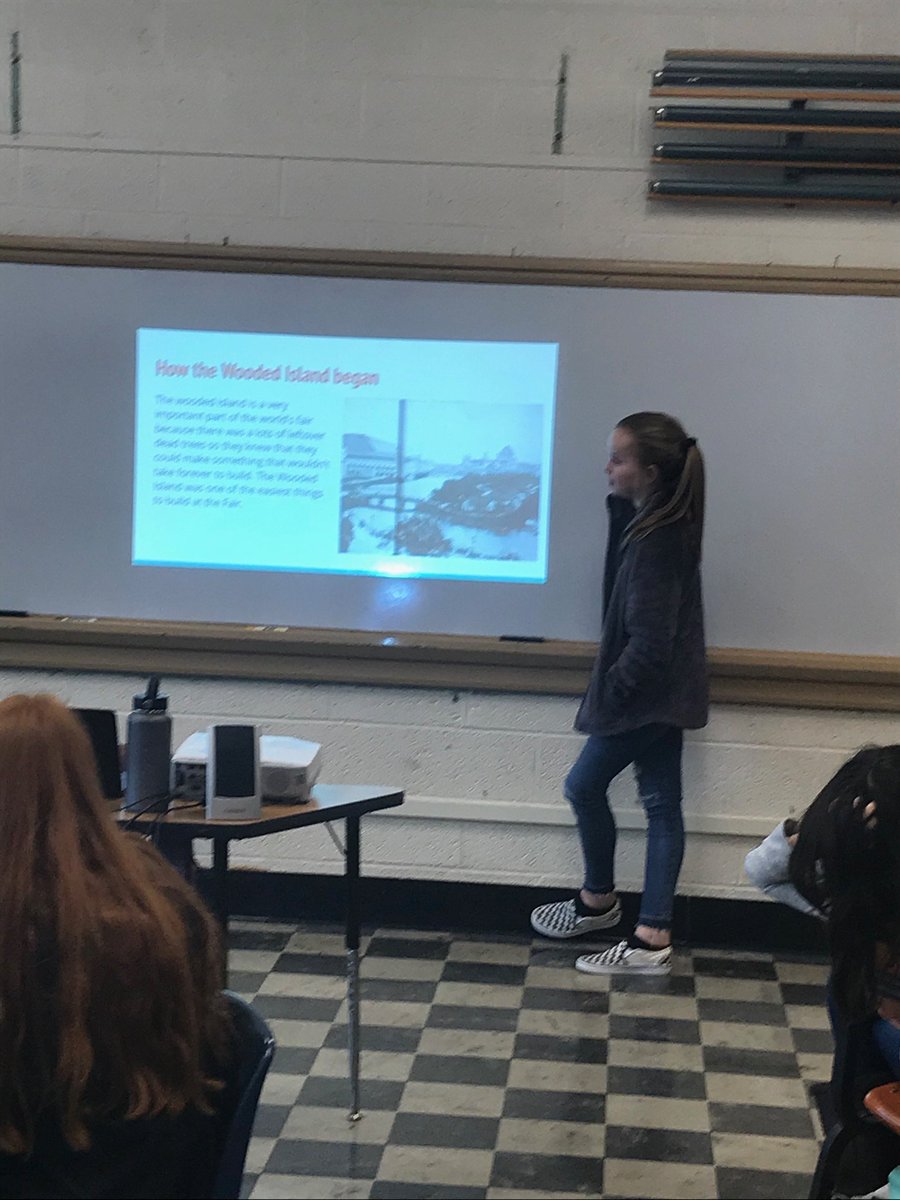 stark_high's tweet photo. Mr. Monahan's social studies classes have been learning about the 1893 Chicago World's Fair. The ss chose a building & presented about them in class through presentations or replicas. #sclearns #rollsc https://t.co/Ll0Iag2Nry
