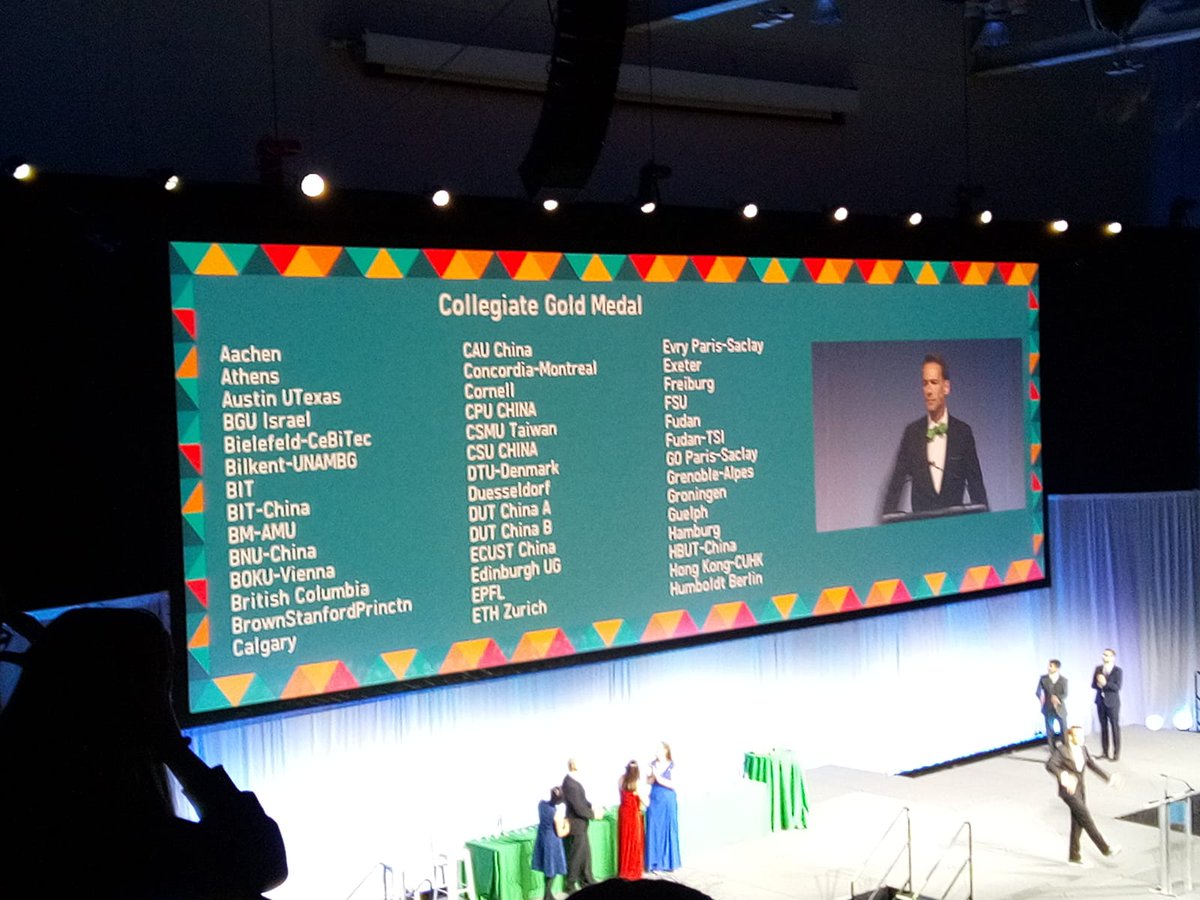 We have gold! We have gold! 
#giantjamboree #iGEM2019