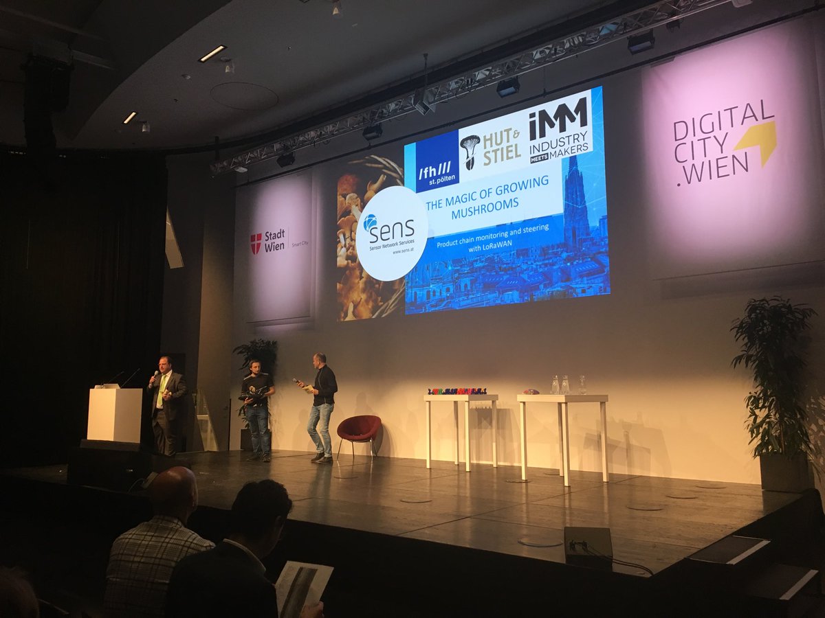 #HutundStiel #FHStPoelten ⁦<a href="/sens_iot/">SENS - Sensor Network Services</a>⁩ @ Best of #IMM2019
