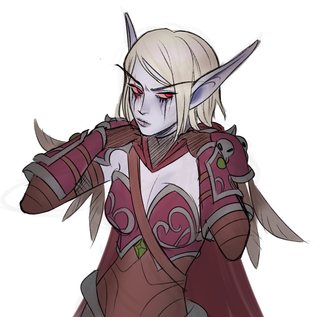 i....wanted to see more blizzard girls with short hair so for that reason.... sylvanas