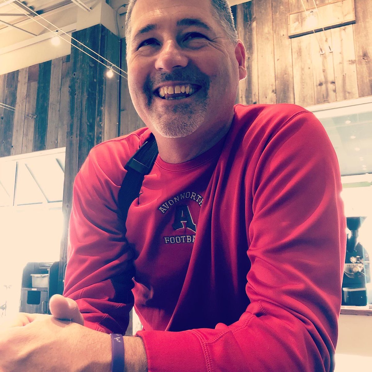 awesome field trip today to <a href="/Generoasta/">Generoasta Coffee, Cafe & Creamery</a> Coffee today .... guest chaperone <a href="/AvonworthFB/">Avonworth Football</a> Coach Johncour .... thank you Miss Heather for showing us the ropes .....   #realworldlearning #baristas