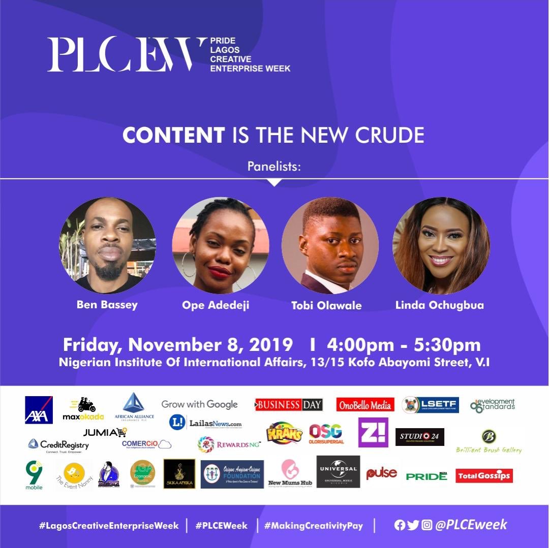 lindaOchugbua's tweet photo. Make sure you attend I will be speaking at the pride Lagos Creative Enterprise week; Topic : content is the new crude , come let’s discuss content. See you there!!
#lagospride #pridelagoscreativityenterpriseweek #lagoscreativityenterpriseweek #PLCEWeek #makingcreativitypay https://t.co/FvXTqMeRIm