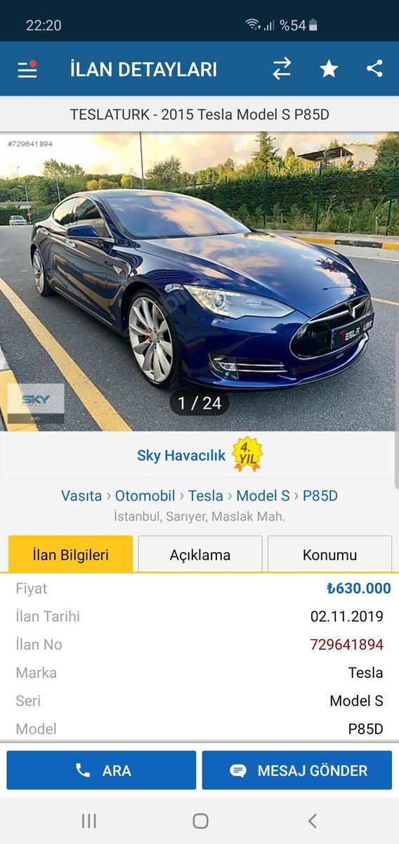 Bana araba bak dedim hala ciddi olduğuma inanası gelmiyor