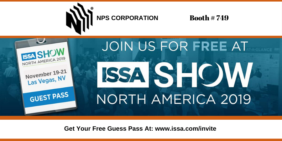 NPSHoldings's tweet photo. Las Vegas is our next destination. We're exhibiting at ISSA Show North America November 19-21, Booth #749. If you want to score a FREE guest pass, click here: https://t.co/VWelYUlEdA
#NPSCorp #ISSAShow19 https://t.co/PdoWnSPCjL