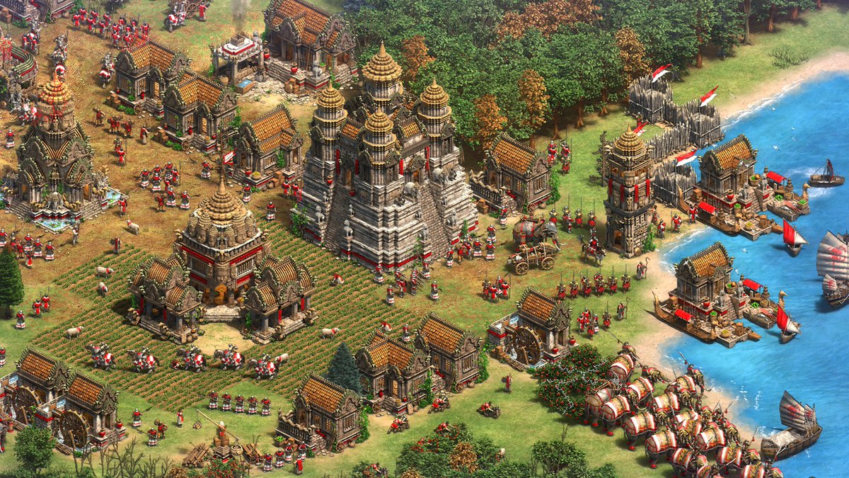 Ageofempires Have You Wanted Some Age Of Empires Ii Definitive Edition Background Art For Your Pc Or Maybe You E Missed Some Screenshots We Ve Posted Come Explore The Beautifully Remastered World
