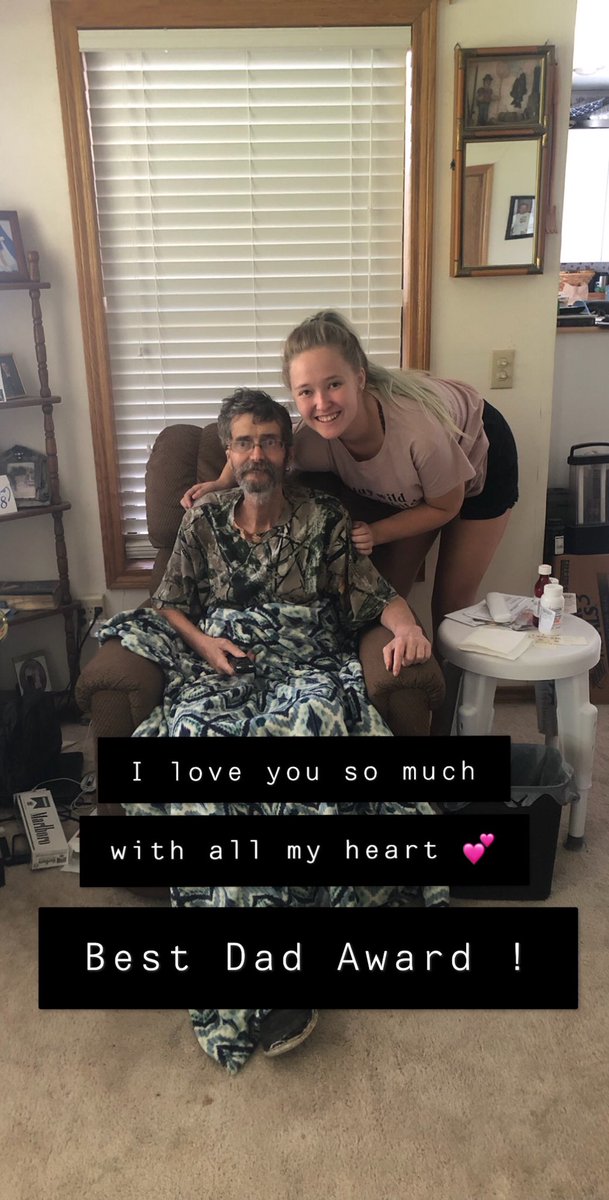 kaipaige16's tweet photo. I wish I could tell you home much I love you one more time, tell you how nervous I am to be leaving In two weeks, to see your face walk me into the airport, to see your face when I get home or to have you walk me down the aisle someday... I love you so much, rest easy Dad 💕 https://t.co/T6iTExv9G6
