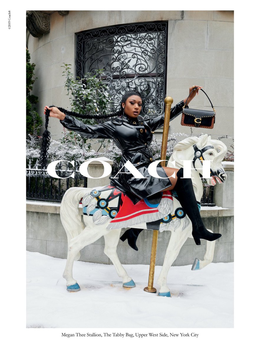 Karen Civil ๐ญ๐น (@KarenCivil) on Twitter photo 2019-11-05 18:35:13 Megan Thee Stallion and Yara Shahidi for Coach winter campaign. Megan Thee Stallion and Yara Shahidi for Coach winter campaign.