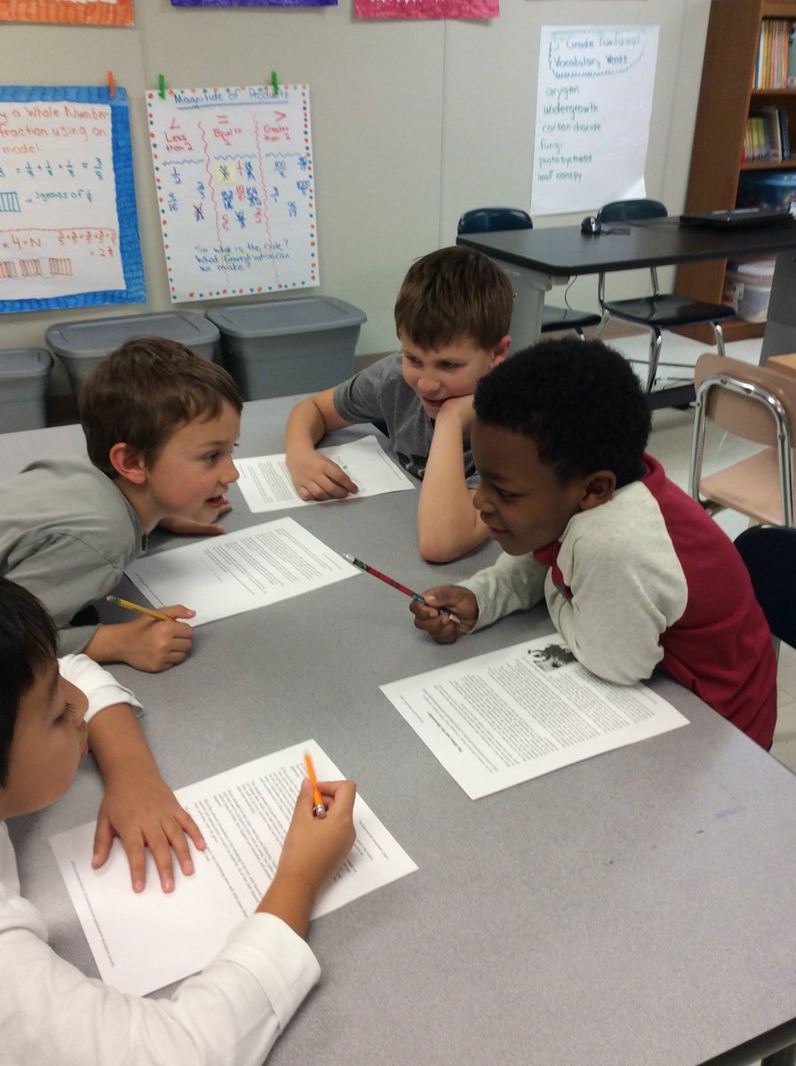 Some more hard working third grade Explorers analyzing theme and magical elements in Fairy Tales. <a href="/ConnMagnet/">Conn Magnet Elementary</a>