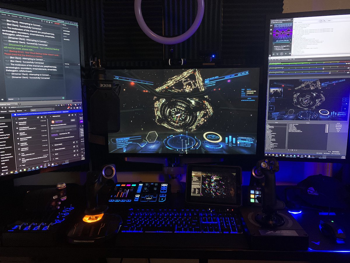 MalForTheWin's tweet photo. @CMDR_Sanderling OMG - this is a totally different game. You and @bognogus we’re right about dual sticks, especially in #FAoff. It’ll take some time to get good & build muscle memory, but DAMN!! Practice sidewinder named “FA OFF CLEAR AREA” is in flight! #elitedangerous https://t.co/tMyycNqsOq