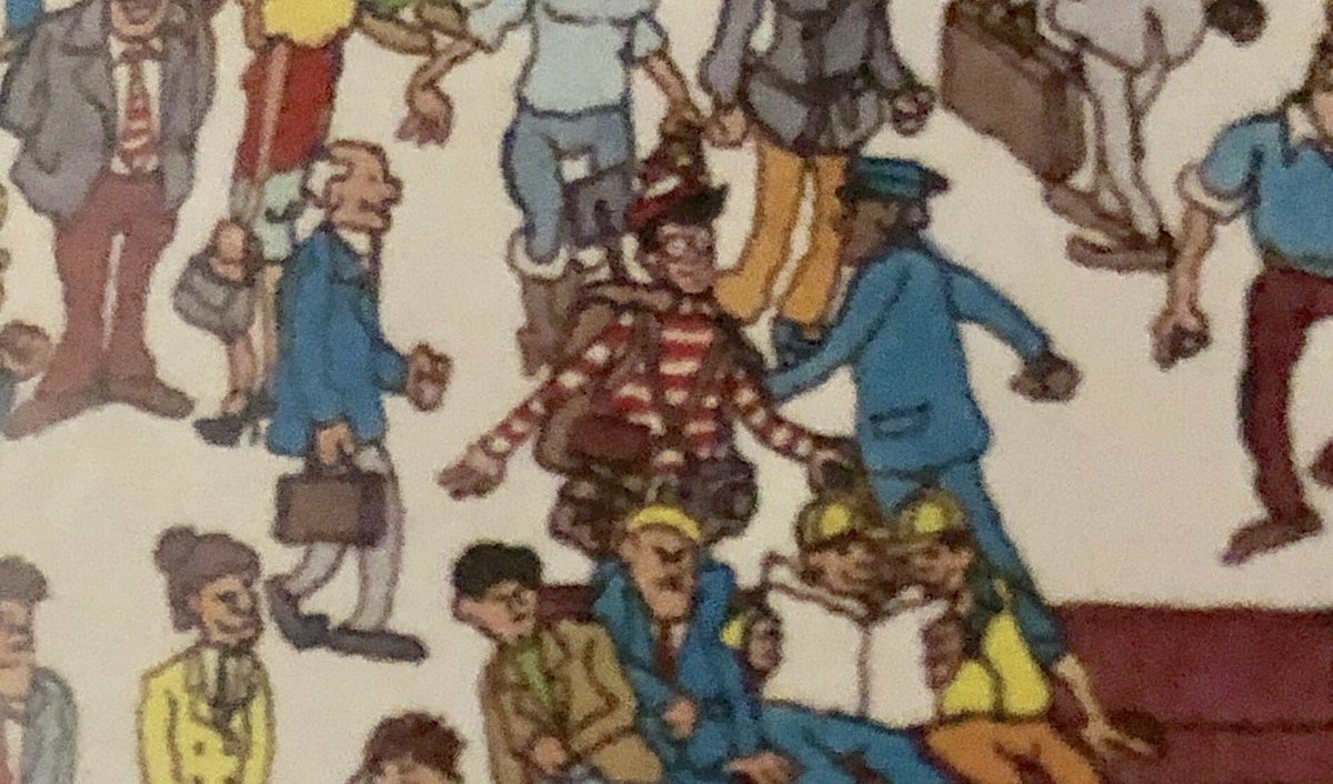 Just ended a tantrum by finding Wally. That’s parenting nailed for another day.