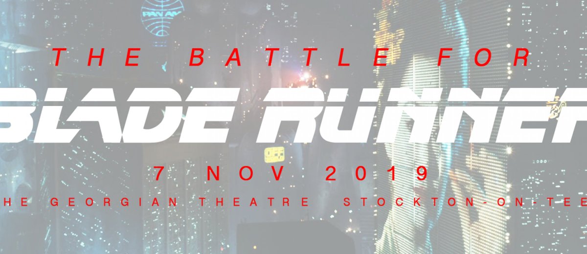 <a href="/BattleForBlade/">The Battle For Blade Runner</a> is this Thursday! At the home town of Ridley Scott <a href="/georgian_stcktn/">The Georgian Theatre</a> with host <a href="/clarisselou/">Clarisse Loughrey</a> + Final Cut film, Q+A with author Paul Sammon + AV by <a href="/TheRosenCorpor1/">The Rosen Corporation</a> + Death of an Android by Paul Sullivan. 
<a href="/V_E_S_S_E_L/">Vessel / Seb Gainsborough</a> <a href="/PigeonKid2000/">Scott Turnbull</a>
Tickets: georgiantheatre.co.uk/live-event/bat…