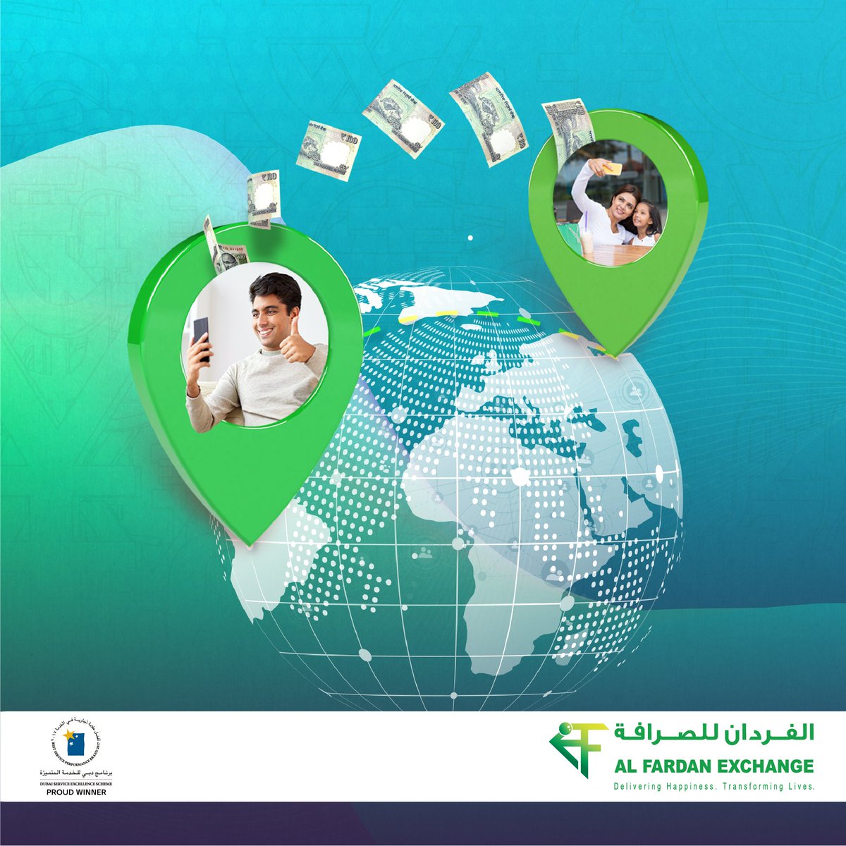 Millions of people live outside their home countries, and many of them send #money home to support their #families.
#Remittances help build #communities and improve the #economies of receiving countries. 
Do you send money home every month? 

#AlFardanExchange #UAEexpats