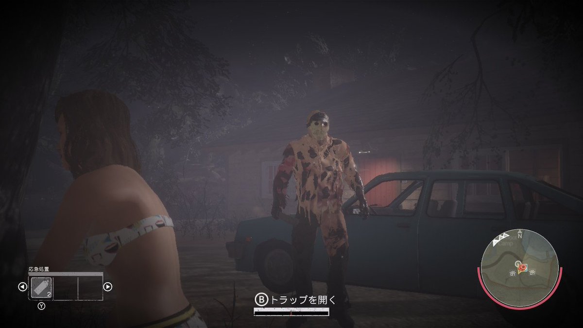 猫呼みぃ 藻ver 車のバグ辛い 泣 海底に車ァ トラップのバグ で大変な事に Fridaythe13th Thegame Jasonvoorhees F13switch 13日の金曜日 ジェイソン Nintendoswitch