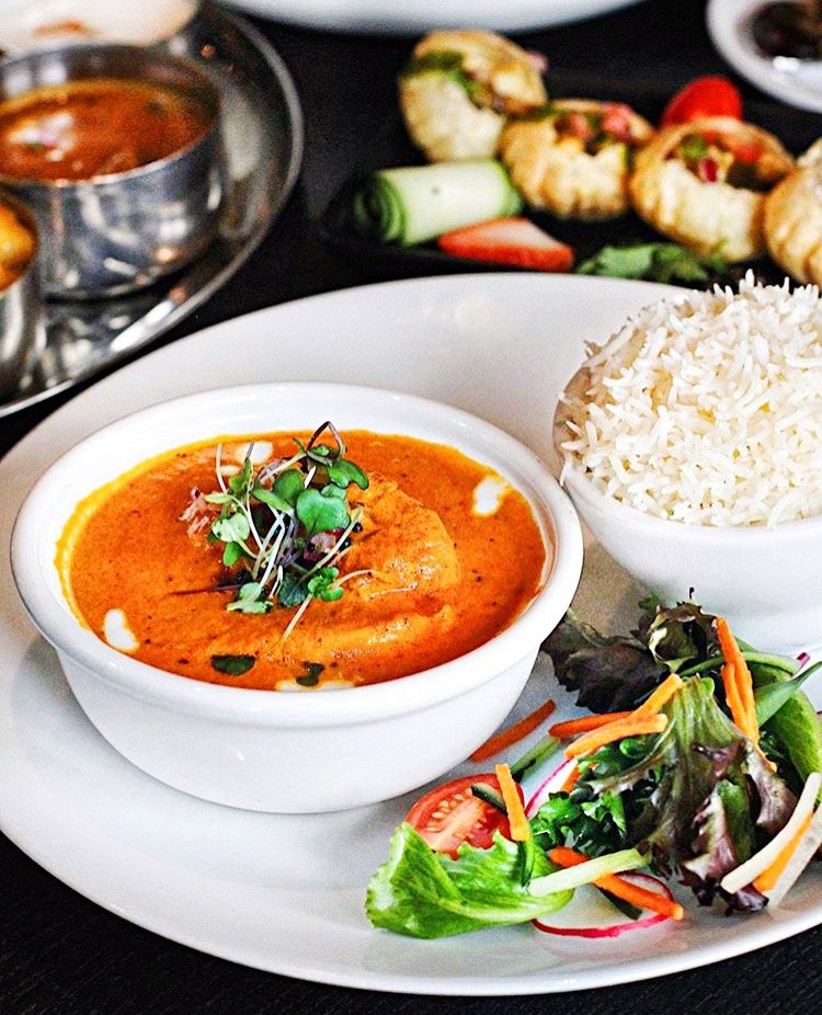 SaffronSC's tweet image. Nothing's better than Butter Chicken on a fall afternoon. Stop by to warm up with us! ⁠