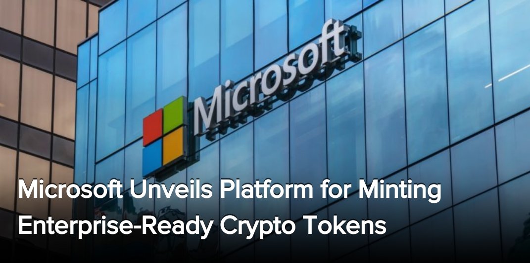 Mrwoody007's tweet photo. @Microsoft wants token minting like printing but how does #Interoperatibilty work among the giants of web2.0 is still a question. #Overledger is already doing that.
Do not sleep on $QNT 🚀
$ETH $BTC $VET $BNB $ADA $LTC $BCH $BTT $NEO $LINK $ICX $WAN $XRP $XLM $XEM $TRX $AION https://t.co/5hITmzWztT