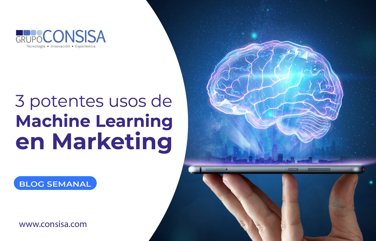 GrupoConsisa's tweet image. #BlogSemanal| #MachineLearning está demostrando ser poderoso tanto para las marcas como para los vendedores. Descubre cómo: ✅bit.ly/34mtaPw