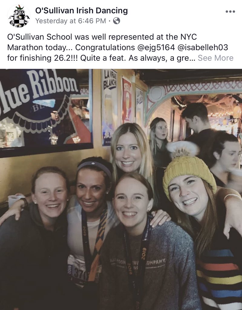 Great job O'Sullivan Irish Dancing at yesterday’s <a href="/nycmarathon/">TCS New York City Marathon</a> . #MARirishdancers #MARsuperstar