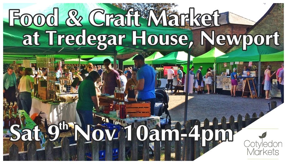Hello #PortHour , looking for a unique gift for that special someone 🎁 Saturday is our final market of 2019 at the fabulous #Newport location of @NTTredegarHouse we've lots of great gift ideas all by super talented local makers and producers
