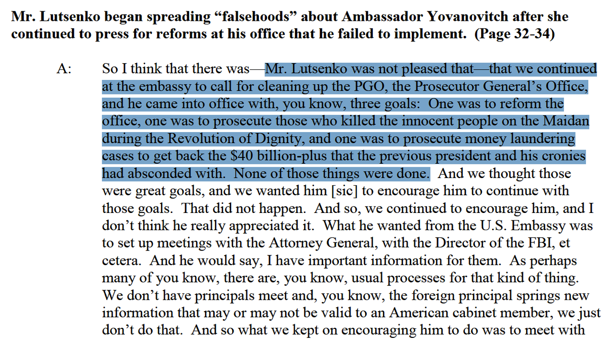 if U.S. journalists can't figure out how to say " @RudyGiuliani decided Yovanovitch wasn't corrupt enough" why do we even have media in the first place?  #MarieYovanovitch  #UkraineScandal  #Ukraine