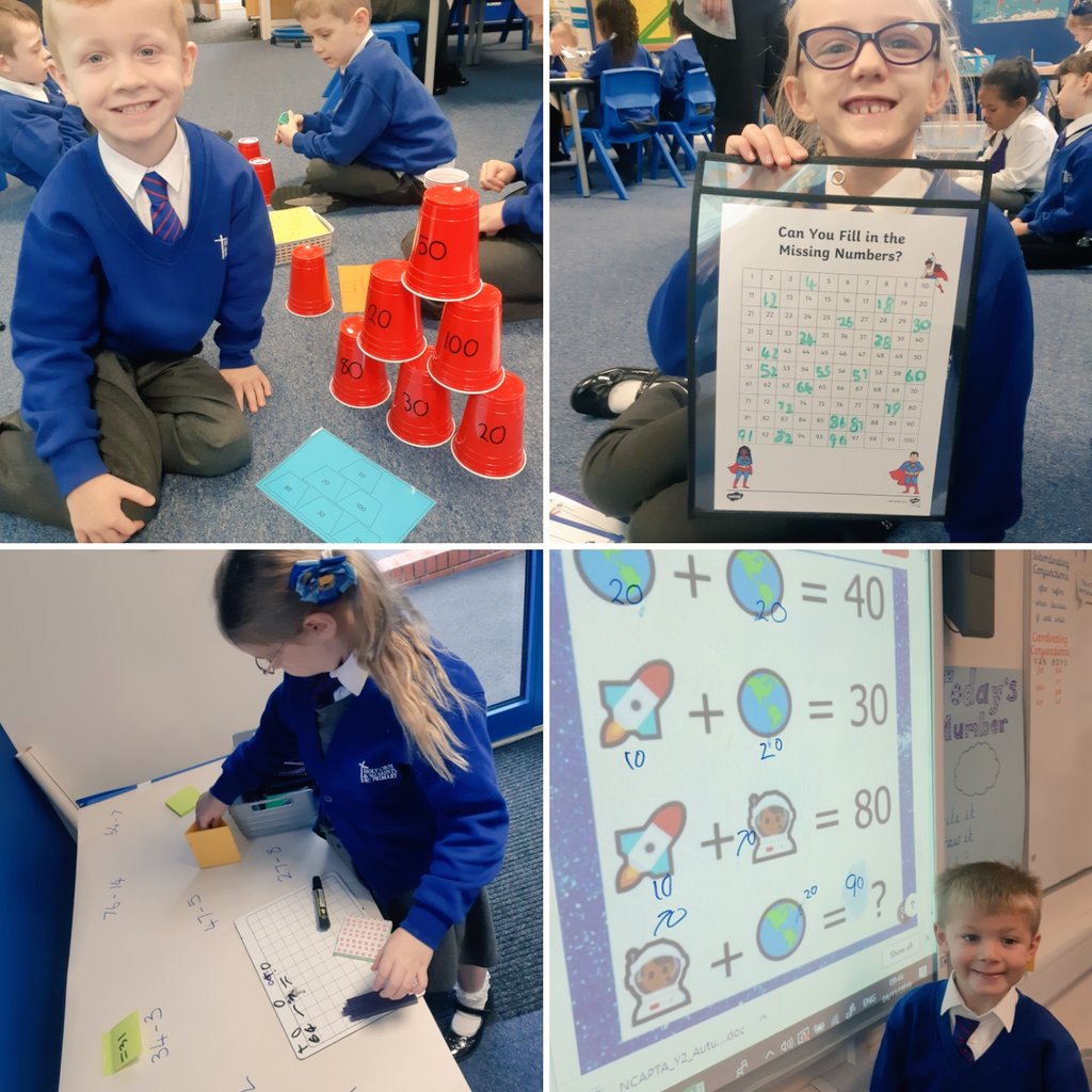 holycrossAS's tweet photo. We love challenges and out of context maths sessions in Year 2! 📊🔢 #mathvember #maths #msthsisfun https://t.co/QJ9h6zu3Hq
