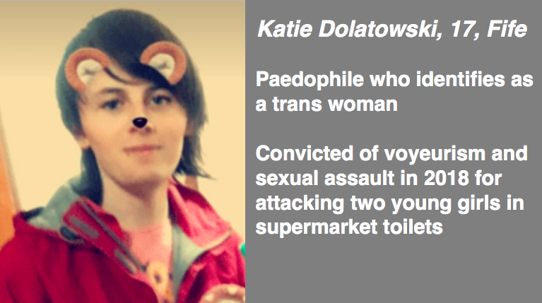 Should these transgender rapists, paedophiles, sexual offenders and violent criminals be allowed to self-ID their way into women's prisons? A thread: #WarOnWomen