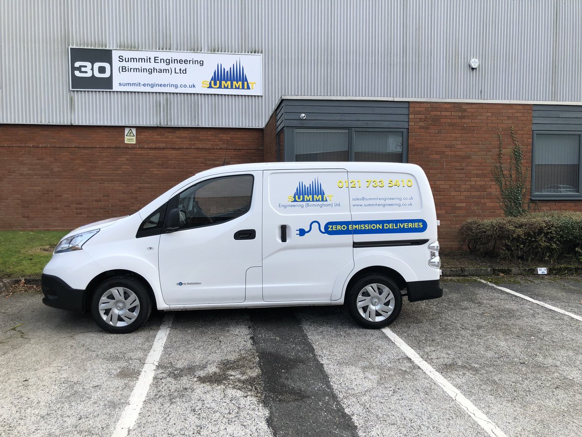 summit_engineer's tweet image. Zero emissions from our new fully electric Nissan NV200 from @westwaynissan