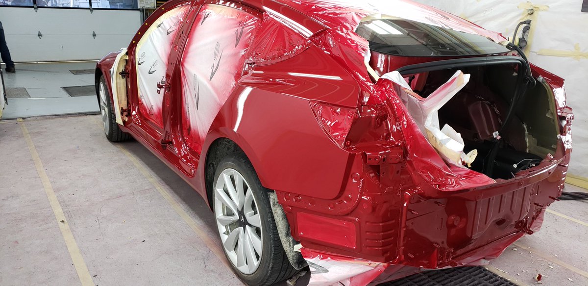 NorthStateCus's tweet image. Happy Monday Twitter! What's in your paint booth? #Tesla #Model3 #prepaint #postpaint #revo #infared #paintboothlife #gotpaint #paintgurus #freshlook #3stagepaint #northstatecustom #northstateautobahn #quality #integrity #est1970