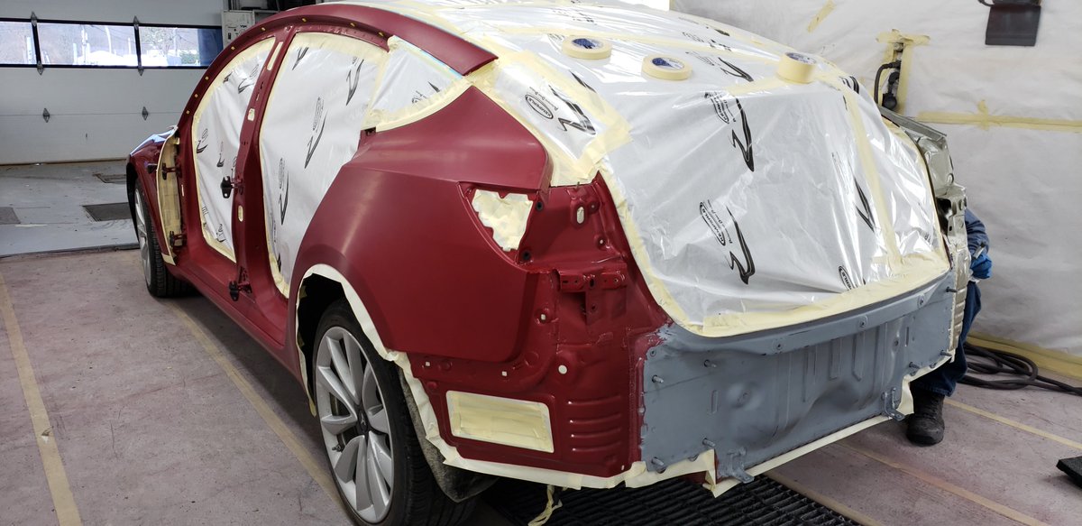 NorthStateCus's tweet image. Happy Monday Twitter! What's in your paint booth? #Tesla #Model3 #prepaint #postpaint #revo #infared #paintboothlife #gotpaint #paintgurus #freshlook #3stagepaint #northstatecustom #northstateautobahn #quality #integrity #est1970