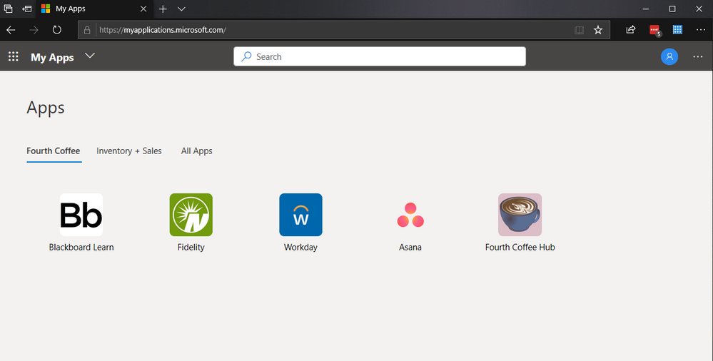 Azure AD My Apps