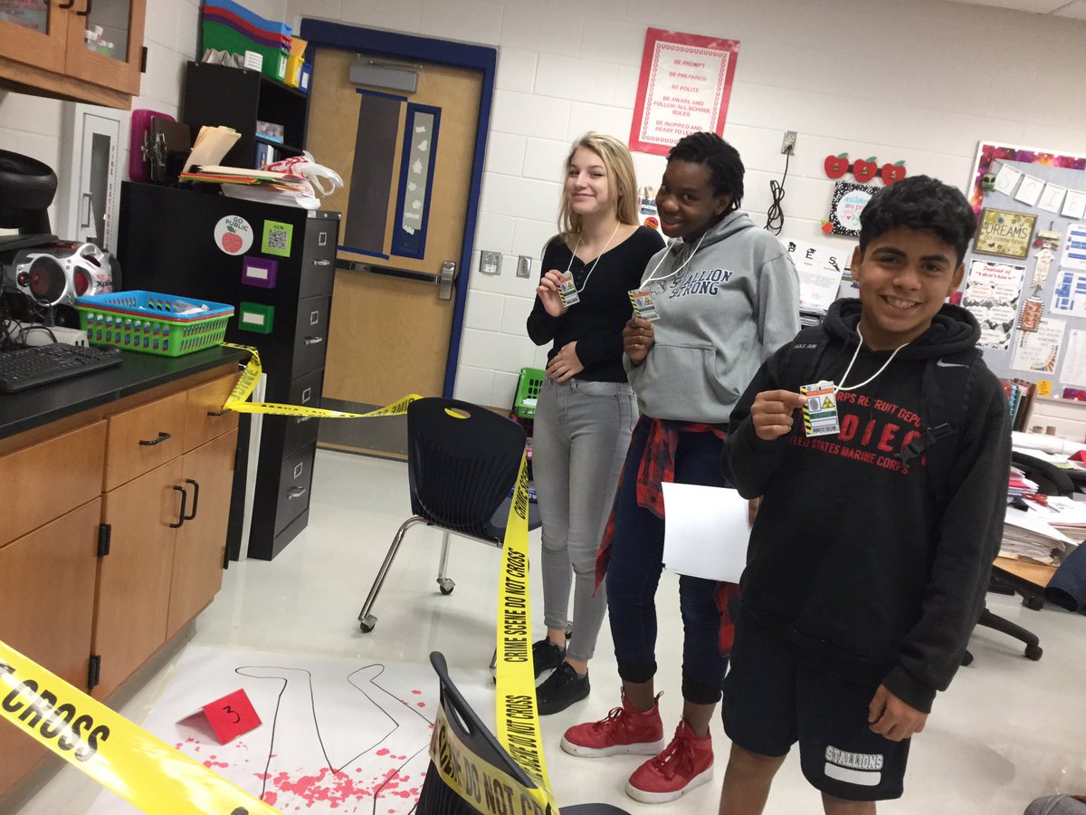 leejin_mendiola's tweet photo. @NISDMSScience @NISDMSScience #thewordisout Students solved a murder mystery using force and acceleration. Such an awesome group of sleuths!! https://t.co/exXmgfXMe5