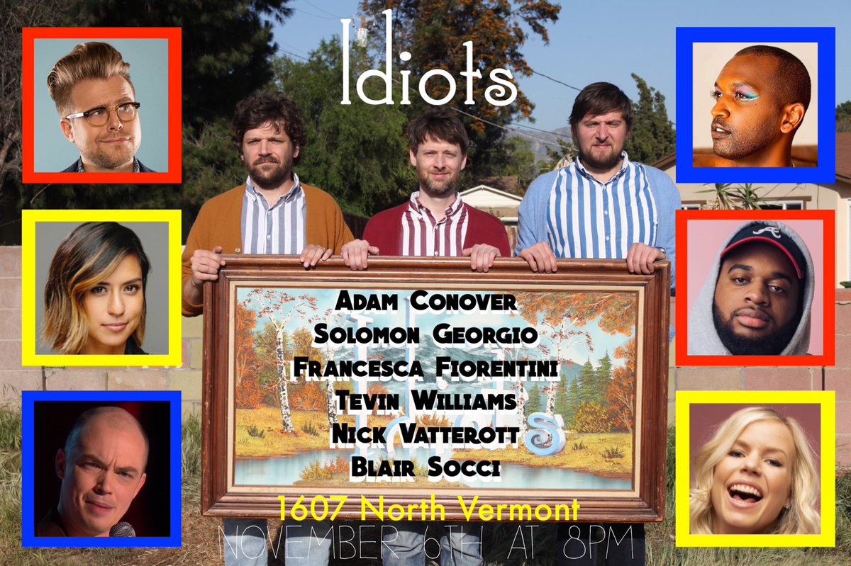 It’s the Monday before Idiots, baby! Two days to pick out an outfit to wear to this blessed event! eventbrite.com/e/idiots-w-geo…