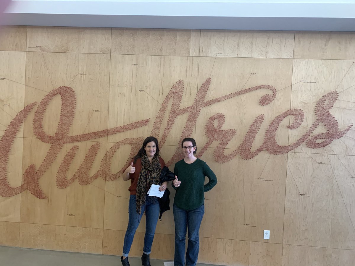 A_Smilli's tweet photo. First day at the Q!! #qualtricslife #firstday https://t.co/xFFGZlAY1D