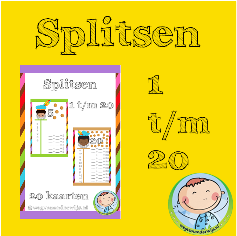 Splitsen met Piet. Leuke splitspalen om op te hangen. Als ze gelamineerd zijn, kunnen de kinderen eindeloos de sommen erop schrijven. wegvanonderwijs.nl/sinterklaas/