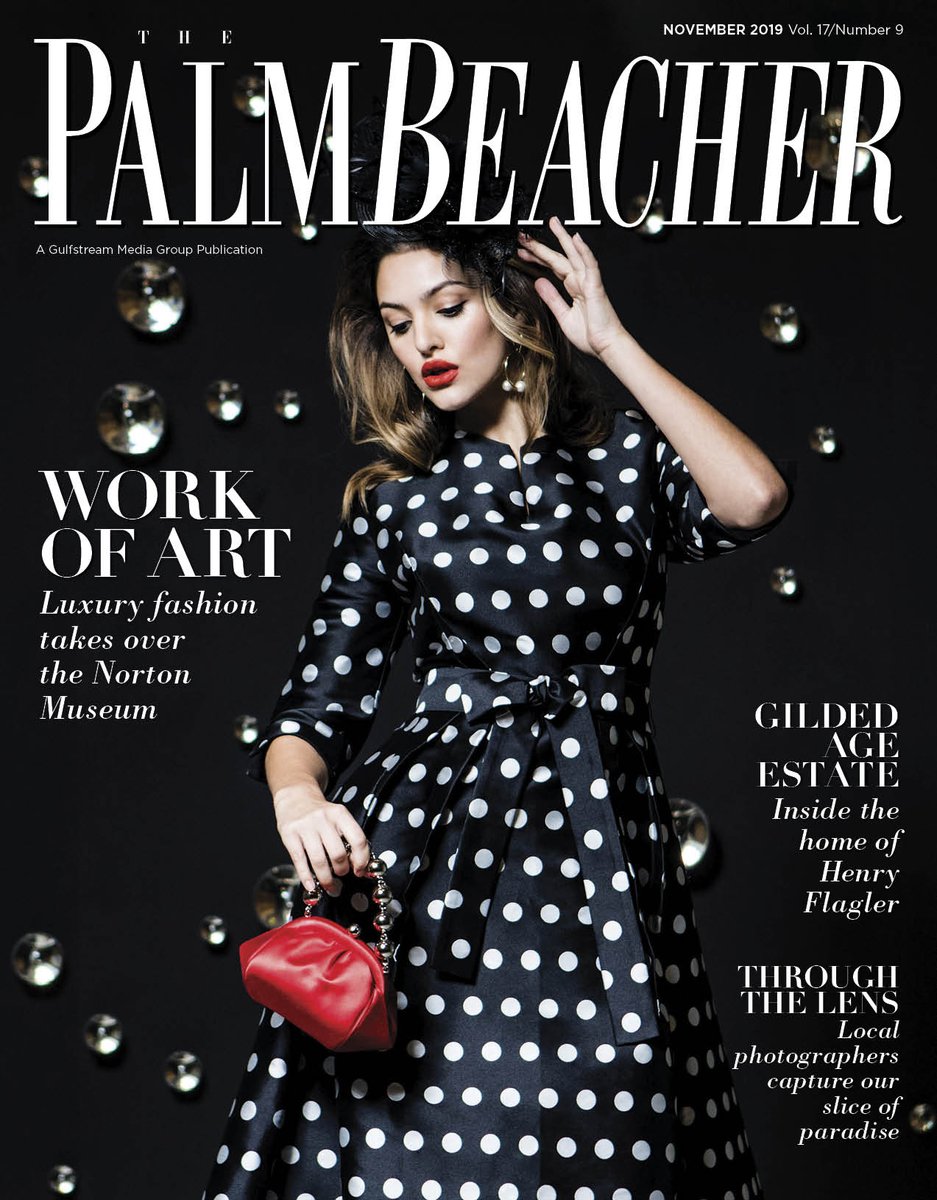 In our November issue, high-fashion meets multi-million dollar renovations at the <a href="/NortonMuseum/">Norton Museum of Art</a>; the <a href="/FlaglerMuseum/">Flagler Museum</a> celebrates its 60th anniversary; local photographers capture our slice of paradise; and more. 📸 Read the digital edition here: bit.ly/2NJecMX