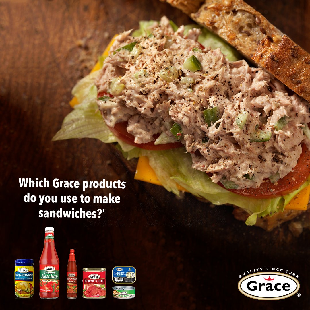 Grace Foods On Twitter Grace Has All The Essentials Needed For A Quick And Easy Sandwich What S A Must Have For You Teamgrace Sharetheflava Sharethebeat Https T Co Tvz3lkmpbu