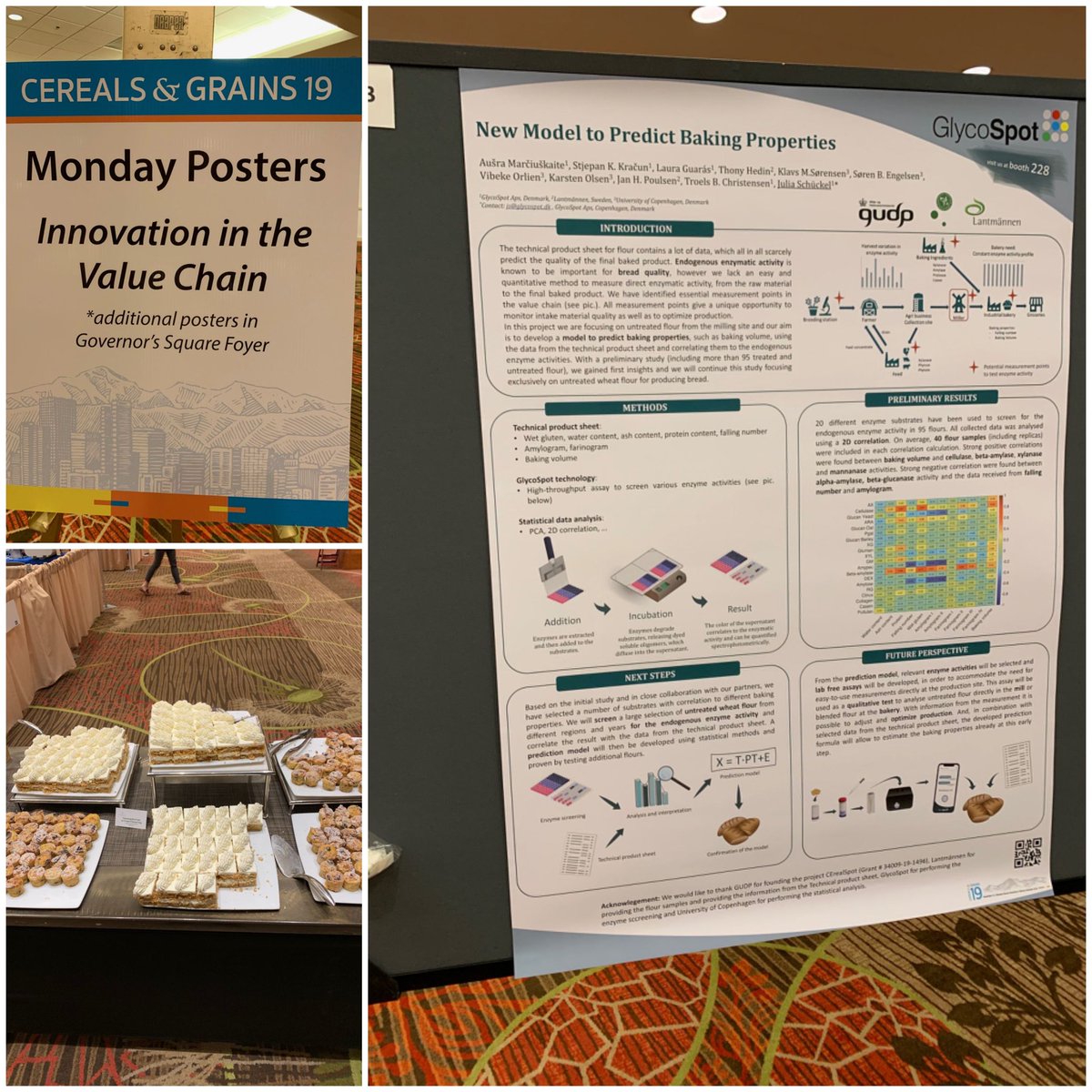 You want to know more about predicting the #quality of your final baked product? Let's discuss the possibilities at poster 213.
#bread #baking #cereals19 <a href="/cerealsgrains/">Cereals & Grains Association</a>