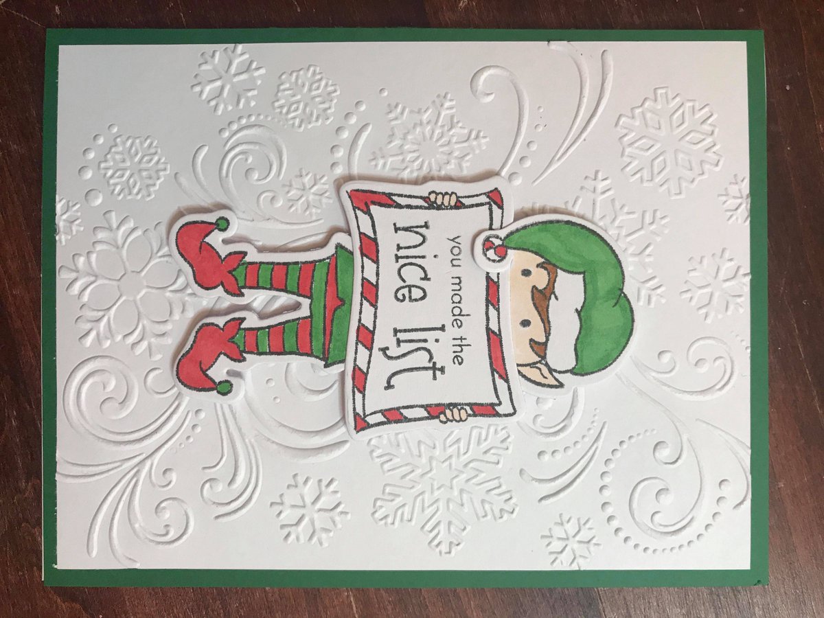 BewitchedCrafts's tweet photo. Step-by-step instructions to create a very merry and colorful handmade holiday card with a special message from one of Santa's elves https://t.co/fSWwj3M2py https://t.co/nV2sTzoFpM