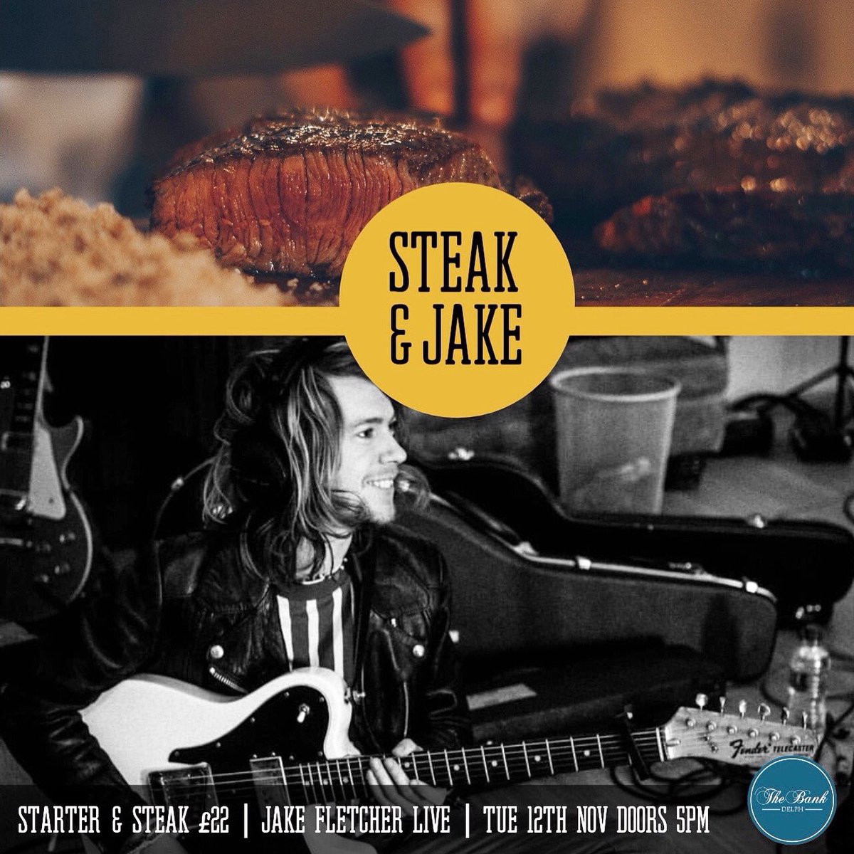 The Bank (@thebankdelph) on Twitter photo Hey <a href="/Oldham_Hour/">Oldham Hour</a> 👋🏻 Hope everyone is doing good?
Next Tuesday we have Jake Fletcher on for another acoustic set.
Join us for drinks or there’s an optional Steak Offer you can book ... choice of Starters & a Fillet Steak for £22 Per Person.
Cheers all. 🎸#OldhamHour Hey <a href="/Oldham_Hour/">Oldham Hour</a> 👋🏻 Hope everyone is doing good?
Next Tuesday we have Jake Fletcher on for another acoustic set.
Join us for drinks or there’s an optional Steak Offer you can book ... choice of Starters & a Fillet Steak for £22 Per Person.
Cheers all. 🎸#OldhamHour