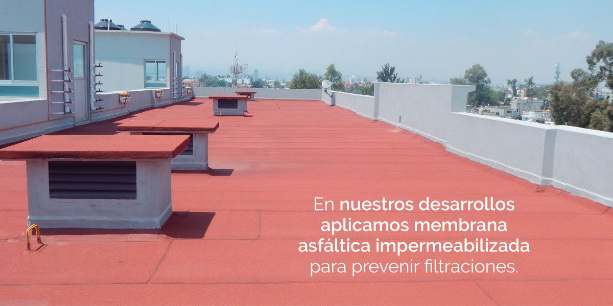 GRUPOROUZ's tweet photo. En nuestros desarrollos aplicamos membrana asfáltica impermeabilizada para prevenir filtraciones. 🏢 https://t.co/JfTY7an3wy