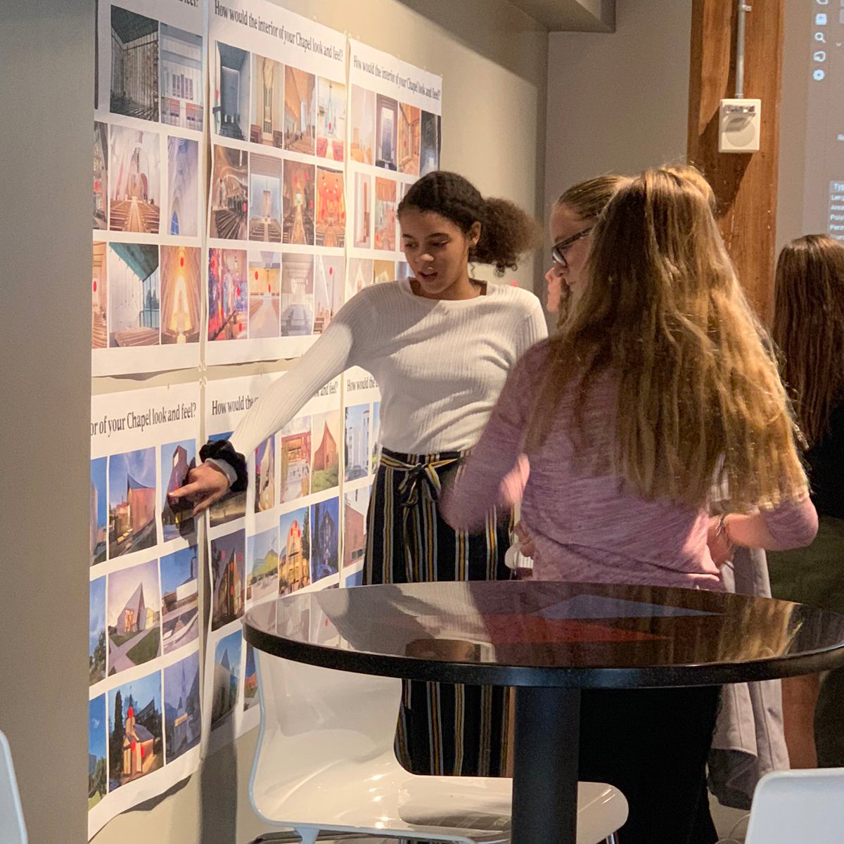 We had a great time with students from <a href="/CorJesuAcademy/">Cor Jesu Academy</a>  in our office today, giving them a peek into the field of architecture and the high tech tools we use!