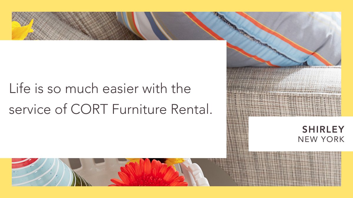 Cort On Twitter Why Buy Full Price Furniture That Won T Fit Your