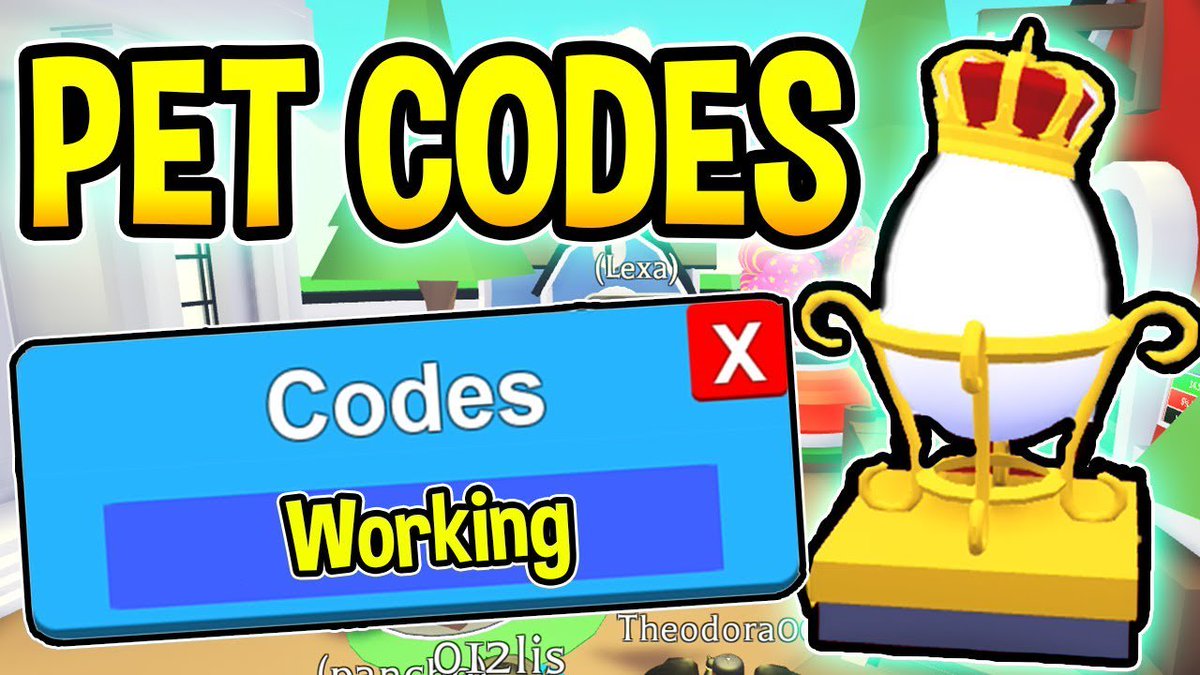 Free Codes In Roblox Adopt Me